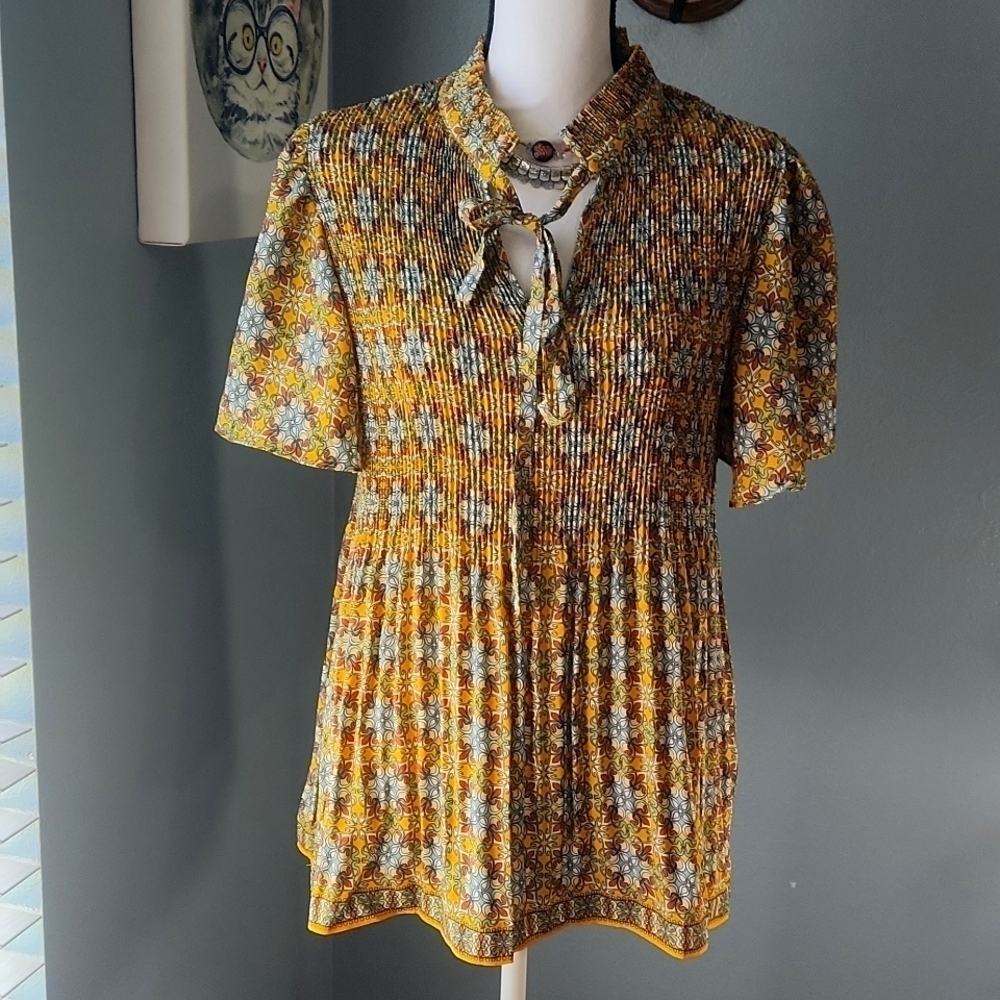 Max Studio Flutter Sleeve Tunic - Picture 2 of 7